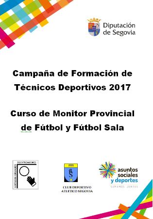 Imagen Curso de Monitor Provincial  de Fútbol y Fútbol Sala