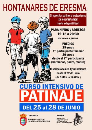 Imagen CURSO INTENSIVO DE PATINAJE EN HONTANARES DE ERESMA